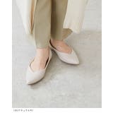 ポインテッドトゥ Vカットデザイン ローヒール | welleg | 詳細画像17 