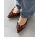 ポインテッドトゥ Vカットデザイン ローヒール | welleg | 詳細画像21 