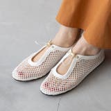 4000ホワイトメッシュ | パンプス フラットシューズ ぺたんこパンプス | welleg