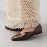 1084ブラウンPU | パンプス ぺたんこ 2way | welleg