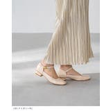 スクエアトゥ ストラップ 変形ヒール | welleg | 詳細画像15 