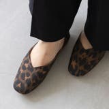 レオパード／クロス調 | スクエアトゥ 2wayバブーシュ レディース | welleg