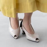 1001アイボリーPU | パンプス 走れる ストラップ | welleg