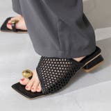 4020ブラックメッシュ | トングサンダル リングサンダル レディース | welleg