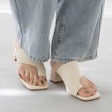 1001アイボリーPU | トングサンダル つっかけ かかとなし | welleg