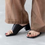 1020ブラックPU | トングサンダル リングサンダル レディース | welleg