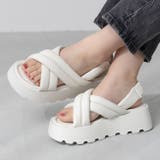 1001アイボリーPU | サンダル レディース ラウンドトゥ | welleg