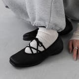 4202ブラックサテン | スニーカー レディース バレエスニーカー | welleg