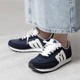 3074ネイビー | モズ moz スニーカー | welleg