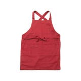 9042レッドzk | ミニ丈 シンプルエプロン レディース | welleg