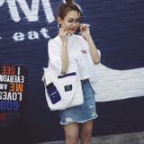 2way トートバッグ ファスナー付き | ファッション雑貨オーバーフラッグ | 詳細画像4