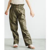 KHAKI | ウエスト ギャザー デザイン | pairmanon