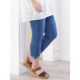 【接触冷感】ストレッチデニムクロップドパンツ | Re-J&SUPURE | 詳細画像3
