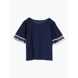 【WEB限定】袖シフォン花レースプルオーバー | Re-J&SUPURE | 詳細画像6