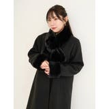 ファーティペット付きロングコート | Re-J＆SUPURE | 詳細画像25 