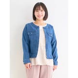 裾フリルデニムジャケット | Re-J&SUPURE | 詳細画像12