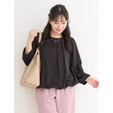 ラクケアアクセサリー付きタックバルーンブラウス | Re-J&SUPURE | 詳細画像11