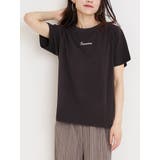 黒 | ミニロゴ刺繍Tシャツ | Re-J＆SUPURE