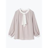 3WAYラクケアパールアクセサリー付きボウタイブラウス | Re-J&SUPURE | 詳細画像20