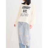 チュールドッキング裏毛ロゴプルオーバー | Re-J&SUPURE | 詳細画像3