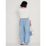 【WEB限定】パール付きデニムワイドパンツ | Re-J&SUPURE | 詳細画像10