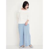 【WEB限定】パール付きデニムワイドパンツ | Re-J&SUPURE | 詳細画像12