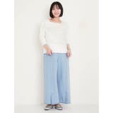 【WEB限定】パール付きデニムワイドパンツ | Re-J&SUPURE | 詳細画像13