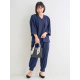 【WEB限定】カットジョーゼットジョガーパンツ(セットアップ可) | Re-J&SUPURE | 詳細画像7