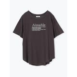 濃グレー | 【接触冷感】Aimableロゴ刺繍Tシャツ | Re-J&SUPURE