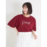 筆記体ロゴ刺繍Tシャツ | Re-J&SUPURE | 詳細画像1