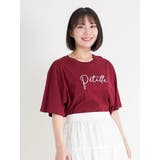 筆記体ロゴ刺繍Tシャツ | Re-J&SUPURE | 詳細画像2