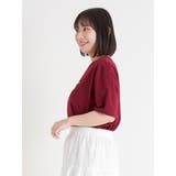 筆記体ロゴ刺繍Tシャツ | Re-J&SUPURE | 詳細画像3