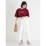 筆記体ロゴ刺繍Tシャツ | Re-J&SUPURE | 詳細画像5