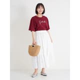 筆記体ロゴ刺繍Tシャツ | Re-J&SUPURE | 詳細画像7