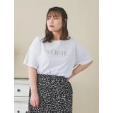 白 | 【接触冷感】ラメ刺繍ロゴTシャツ | Re-J&SUPURE