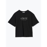 黒 | 【接触冷感】ラメ刺繍ロゴTシャツ | Re-J&SUPURE