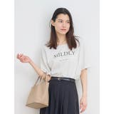 淡グレー | 【接触冷感】MILDLY ロゴプリントTシャツ | Re-J&SUPURE