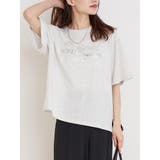 淡グレー | 箔ロゴプリントTシャツ | Re-J&SUPURE