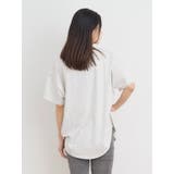 【接触冷感】フラワー×ロゴ刺繍Tシャツ | Re-J&SUPURE | 詳細画像5