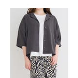 濃グレー | 【接触冷感・吸水速乾】開襟シャツ | Re-J&SUPURE