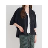 黒 | 【接触冷感・吸水速乾】開襟シャツ | Re-J&SUPURE