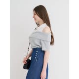 シャツドッキングオフショルトップス | Re-J＆SUPURE | 詳細画像15 