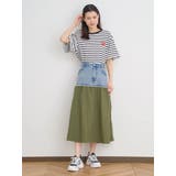 【WEB限定】デニム×ナイロン切り替えカーゴスカート | Re-J&SUPURE | 詳細画像12