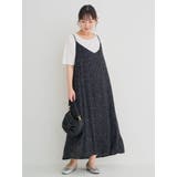 【接触冷感・UV】[SET]Tシャツ×キャミワンピース（無地・ドット柄・花柄） | Re-J＆SUPURE | 詳細画像5 