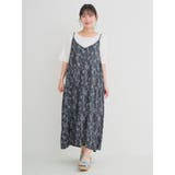 【接触冷感・UV】[SET]Tシャツ×キャミワンピース（無地・ドット柄・花柄） | Re-J＆SUPURE | 詳細画像21 