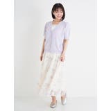 【WEB限定】［接触冷感・UV］パールボタン×ラインストーンニットカーディガン | Re-J＆SUPURE | 詳細画像7 