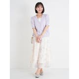 【WEB限定】［接触冷感・UV］パールボタン×ラインストーンニットカーディガン | Re-J＆SUPURE | 詳細画像8 