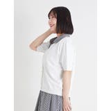 【WEB限定】［接触冷感・UV］パールボタン×ラインストーンニットカーディガン | Re-J＆SUPURE | 詳細画像13 