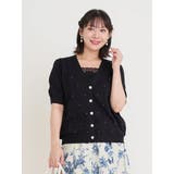 【WEB限定】［接触冷感・UV］パールボタン×ラインストーンニットカーディガン | Re-J＆SUPURE | 詳細画像33 