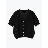 【WEB限定】［接触冷感・UV］パールボタン×ラインストーンニットカーディガン | Re-J＆SUPURE | 詳細画像43 